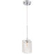 Taylor 1 Light 5 inch Chrome Pendant Ceiling Light