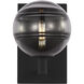 Sean Lavin Sedona LED 7.2 inch Nightshade Black Wall Sconce Wall Light in Transparent Smoke Glass, LED included