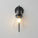 Finch 1 Light 5.75 inch Dark Bronze and Antique Brass Wall Sconce Wall Light in Seedy, Dark BronzeandAntique Brass