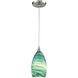 Collanino 1 Light 5 inch Satin Nickel Pendant Ceiling Light