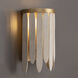 Marimba 1 Light 5 inch Weathered White Wall Sconce Wall Light