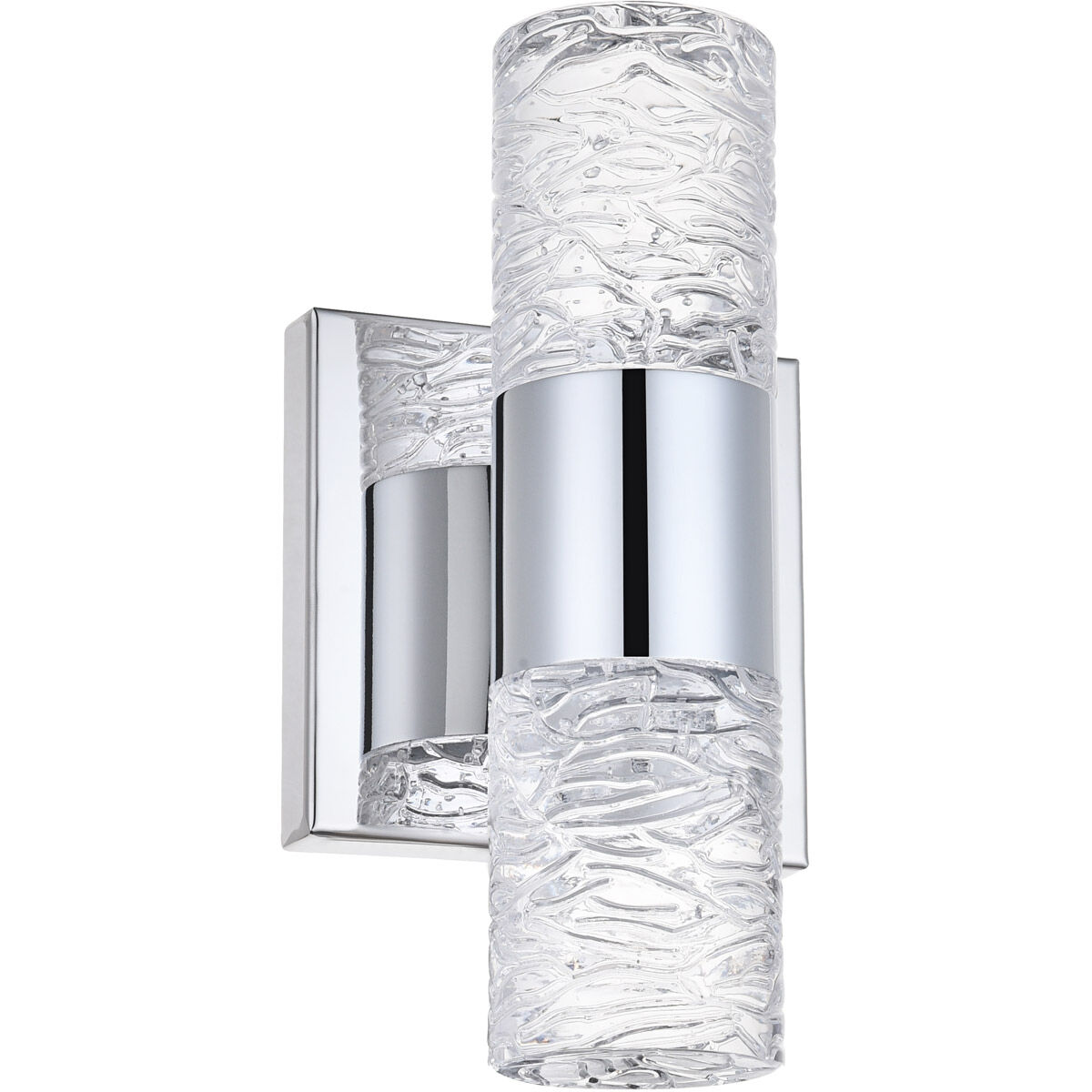 Vega LED 5 inch Chrome Wall Sconce Wall Light 