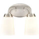 Winslow 2 Light 12.5 inch Brushed Nickel Vanity Light Wall Light