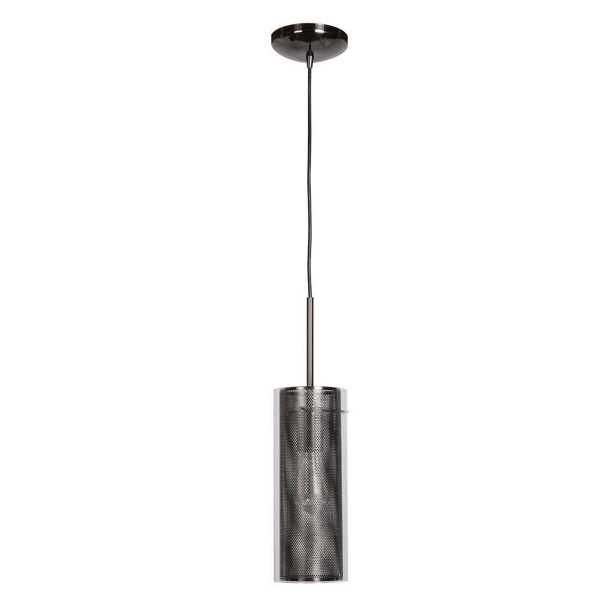 Multis LED 5.25 inch Black Chrome Pendant Ceiling Light