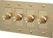 4G 100-120 Brass Dimmer Switch, LED