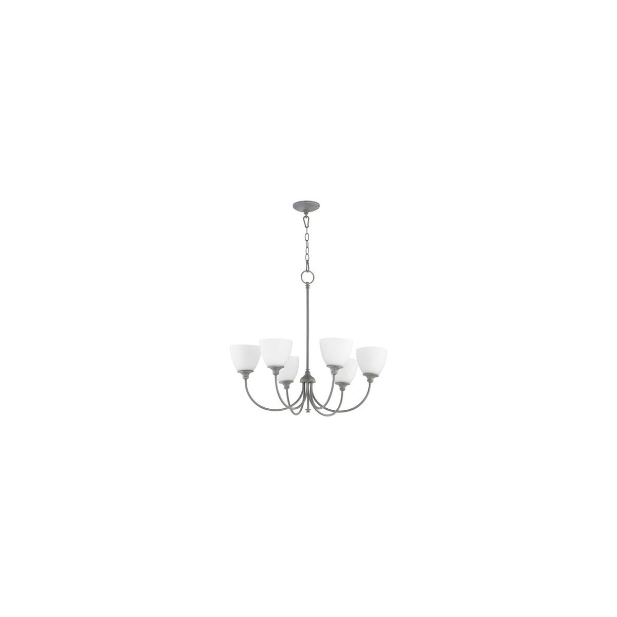 Celeste 6 Light 28 inch Zinc Chandelier Ceiling Light
