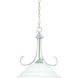 Bella 1 Light 16 inch Brushed Nickel Pendant Ceiling Light
