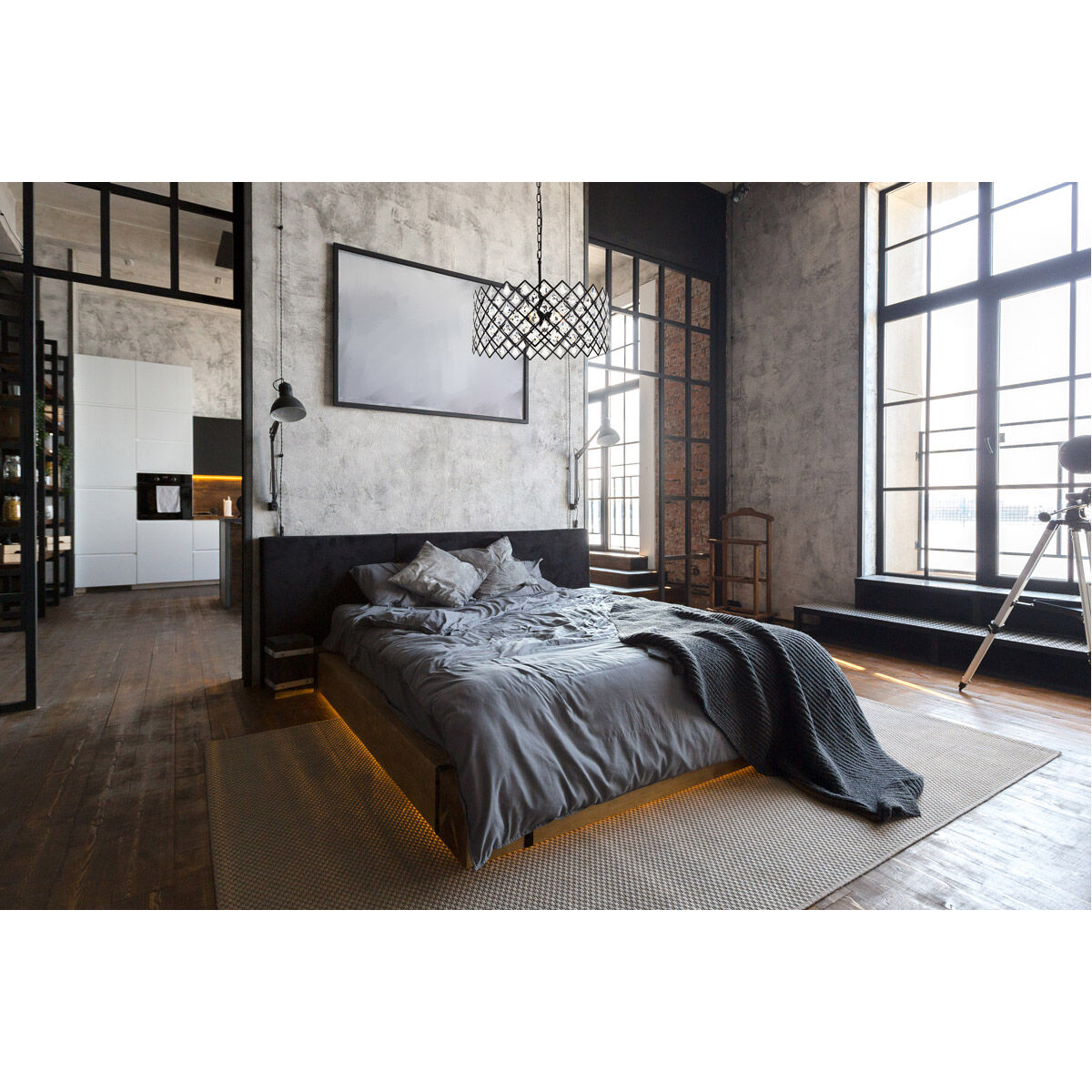 Lyla 5 Light 21 inch Black Pendant Ceiling Light