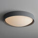 Souffle LED 18 inch Gray Flush Mount Ceiling Light