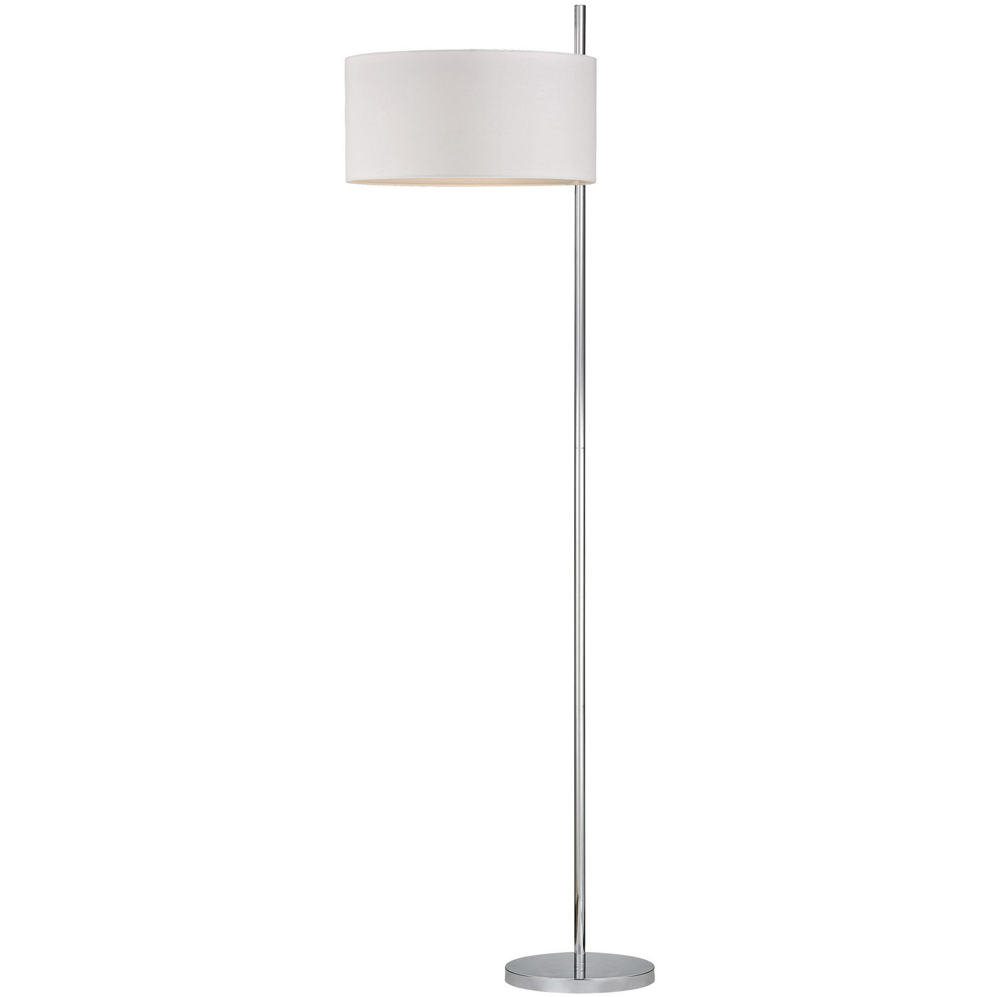 Attwood 64 inch 100 watt Polished Nickel Floor Lamp Portable Light
