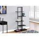 Shaler Black Bookcase