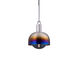 Forked LED 7.87 inch Burnt Steel Pendant Ceiling Light