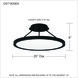 Outskirts LED 20 inch Earth Black Semi-Flush Mount Ceiling Light