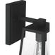 Dunn 1 Light 12 inch Textured Matte Black Outdoor Wall Mount, Medium