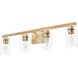 Hartland 4 Light 31 inch Alturas Gold Vanity Light Wall Light, Large