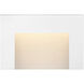 Taper 12v 1.90 watt Satin White Landscape Deck Sconce, Horizontal