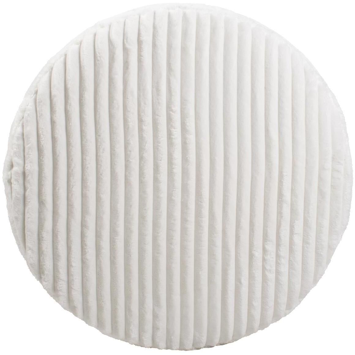 Shar Pei Universal 18 inch White Ottoman