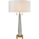 Bedford 30 inch 60 watt Aged Brass Table Lamp Portable Light