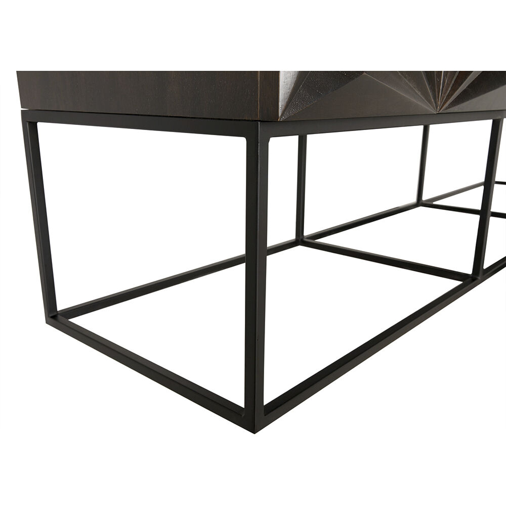 Zurich 96 X 23 inch Ebony Walnut Console