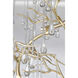 Anita 12 Light 18 inch Gold Leaf Down Chandelier Ceiling Light
