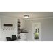 Hale LED 12 inch Earth Black Flush Mount Ceiling Light
