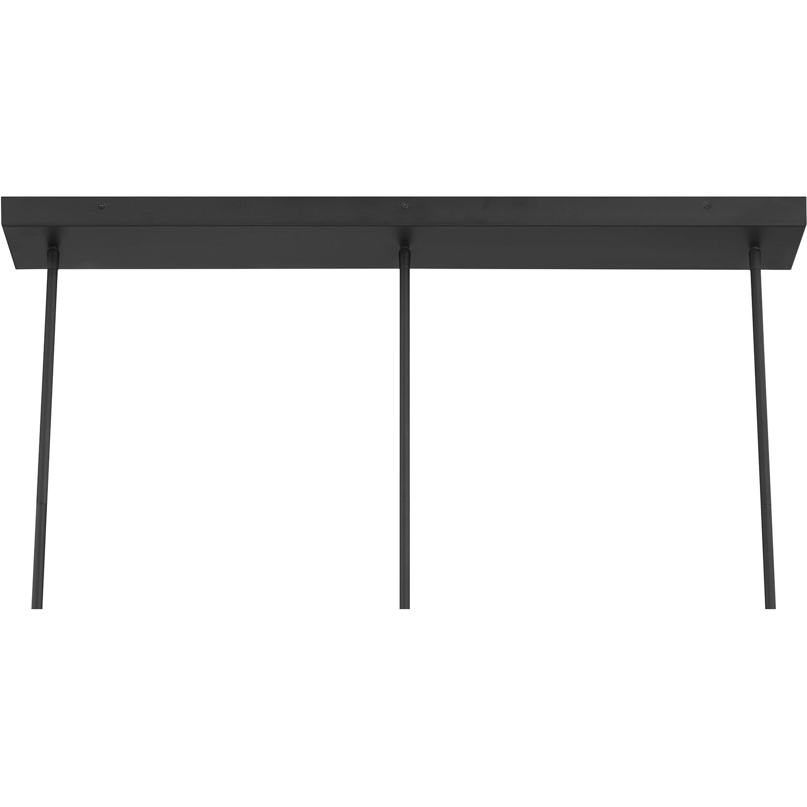 Hillbourne Linear Chandelier Ceiling Light in Matte Black