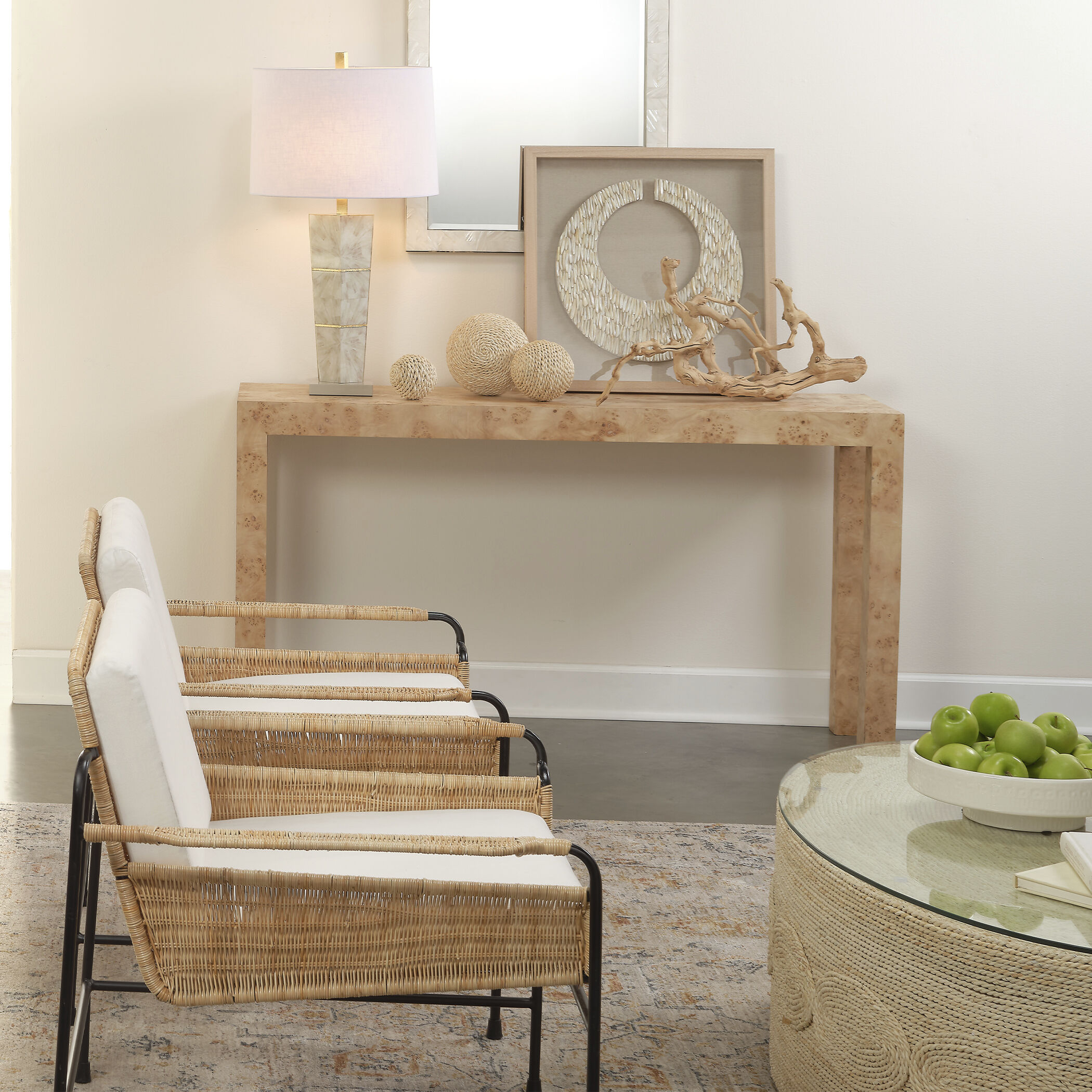 Coco 13 X 13 inch White Ceramic Pedestal