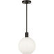 Drew & Jonathan Colewood 1 Light 12.5 inch Midnight Black Pendant Ceiling Light, Small