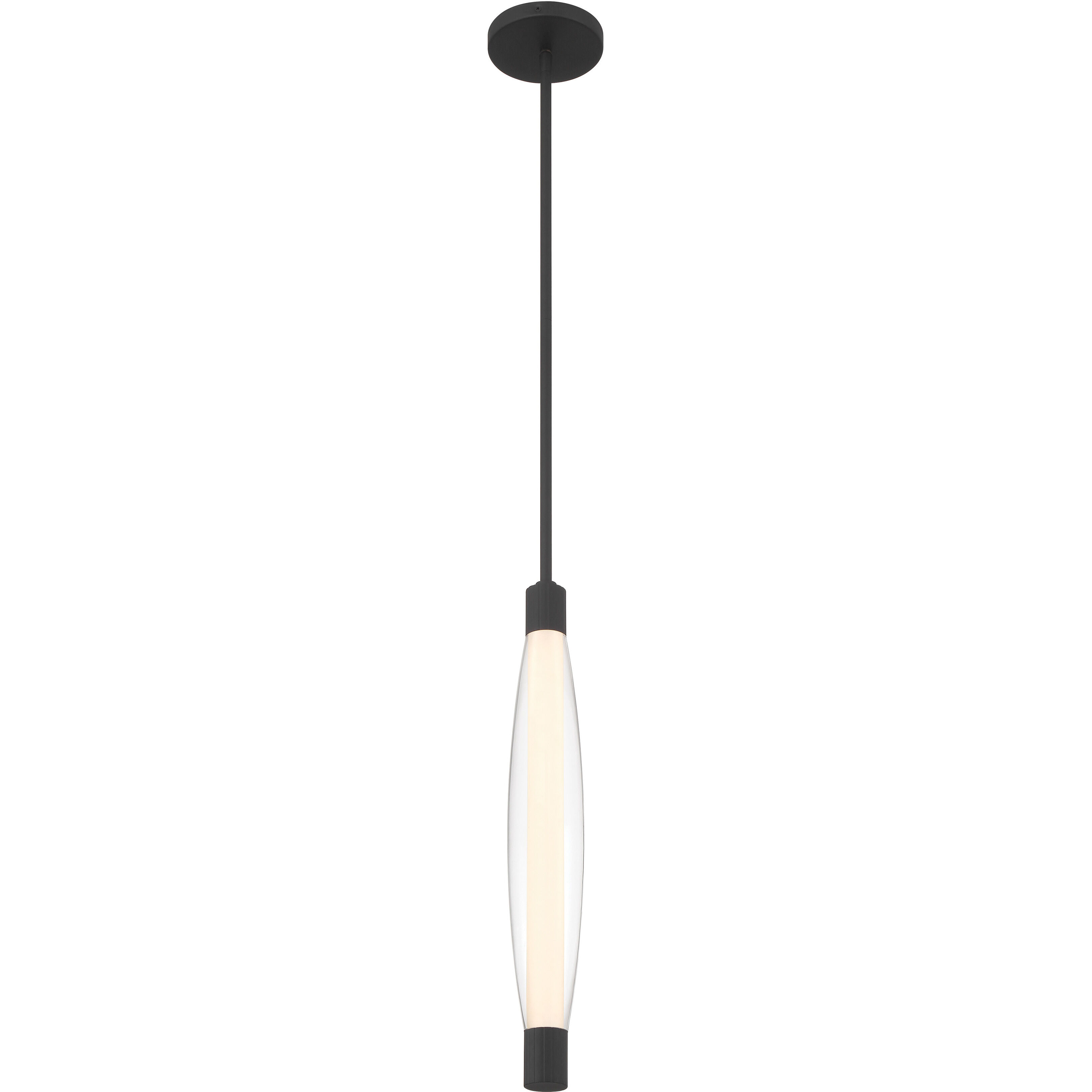 Verto LED 3 inch Dark Matte Black Pendant Ceiling Light