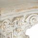 Roman 24.4 X 16.1 inch White and Gold Pedestal