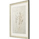 Whispering Grasses Beige and Gray and Neutral and Yellow Framed Art