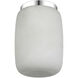 Kelly Wearstler Formosa LED 5.25 inch Alabaster and Polished Nickel Elongated Flush Mount Ceiling Light