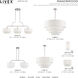 Manorwood 2 Light 35 inch Brushed Nickel Linear Chandelier Ceiling Light