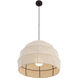Lunel 1 Light 24 inch Dark Bronze Pendant Ceiling Light