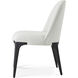 Rome Nera Dining Side Chair, Wooden, Upholstered
