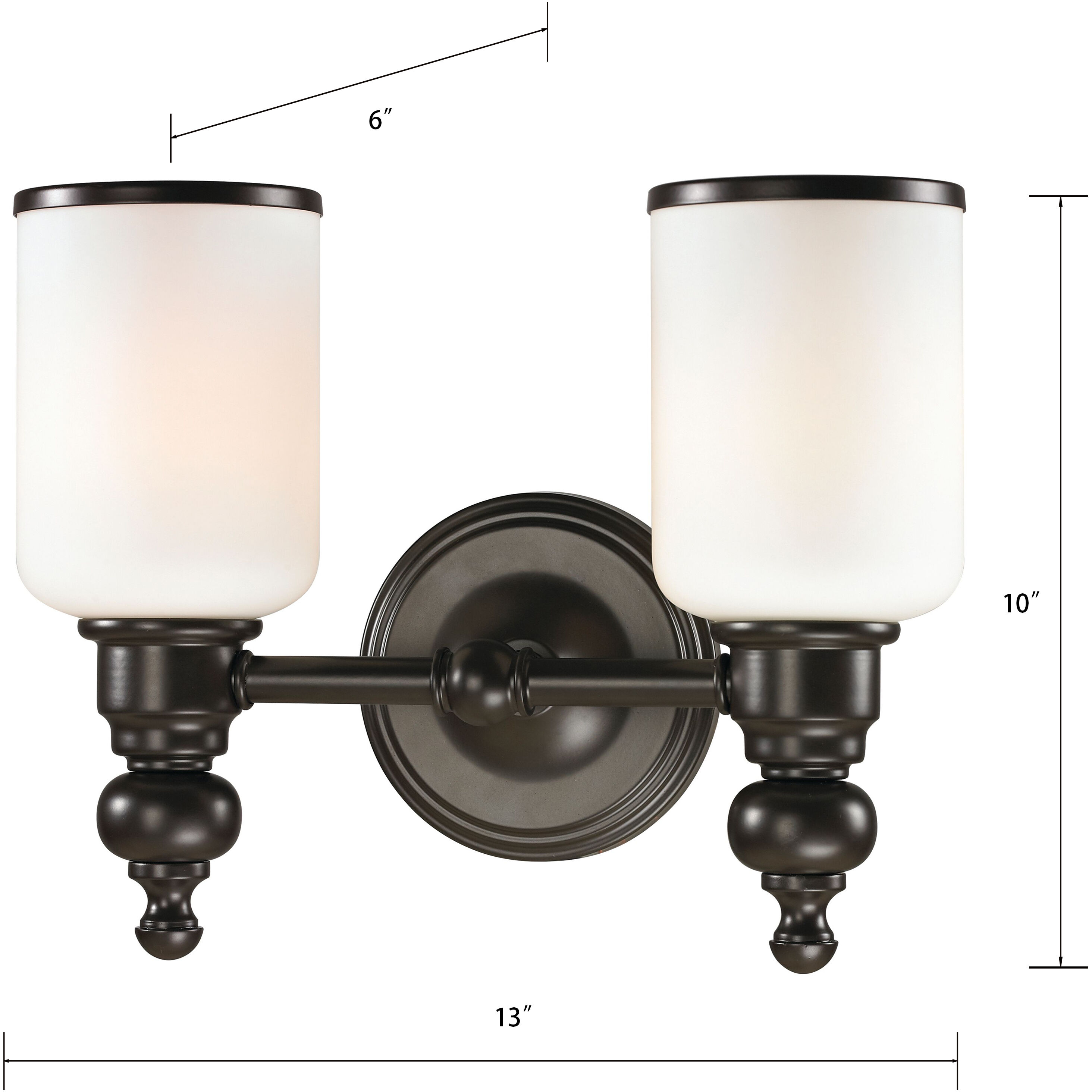 Bristol Way Vanity Light Wall Light