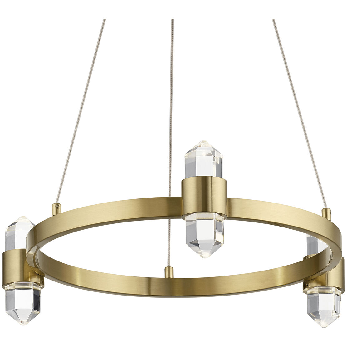 Arabella LED 20.5 inch Champagne Gold Chandelier Ceiling Light