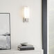 Sean Lavin Kisdon LED Satin Nickel ADA Wall Light, Integrated LED