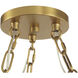 Marbelle 3 Light 80.25 inch Legacy Brass Pendant Ceiling Light