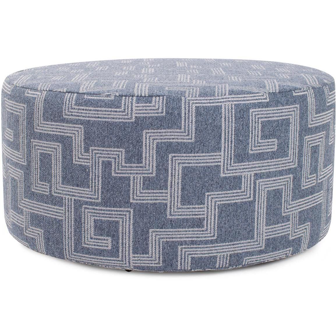 Syros Universal 18 inch Denim Outdoor Ottoman