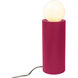 Portable 16.5 inch 60 watt Cerise Table Lamp Portable Light
