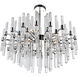 Miroir 10 Light 26 inch Polished Nickel Chandelier Ceiling Light