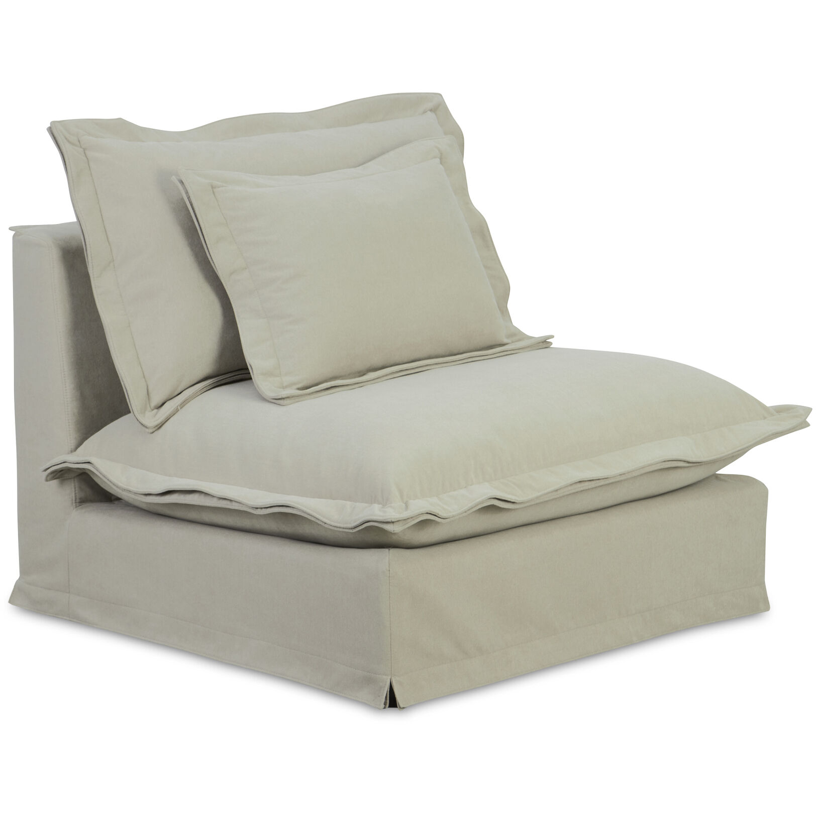Olivia Beige Slipper Chair
