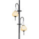 Artisan Collection/ LECCE Series 70 inch 11 watt Black Floor Lamp Portable Light