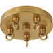 Marbelle 5 Light 84.5 inch Legacy Brass Pendant Ceiling Light