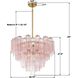 Addis 12 Light 26.75 inch Aged Brass Chandelier Ceiling Light in Spring