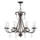 Daphne 8 Light 30 inch English Bronze Chandelier Ceiling Light