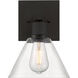 Port Nine LED 8 inch Matte Black Wall Sconce Wall Light