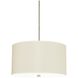 Dayna Shade Pendants 4 Light 24 inch Brushed Nickel Pendant Ceiling Light