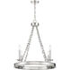 Seville 4 Light 25 inch Polished Nickel Chandelier Ceiling Light, Essentials